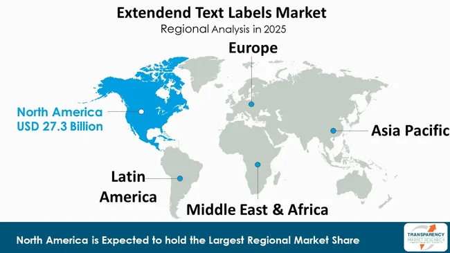 Extended Text Labels Market By Region