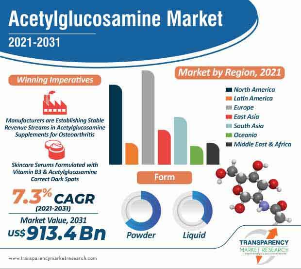 acetylglucosamine market infographic