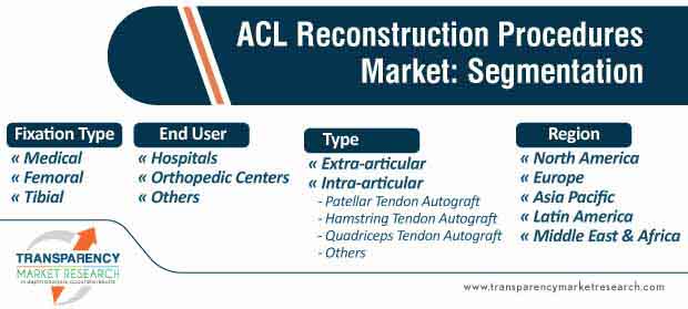 acl reconstruction procedures market segmentation