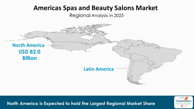 Americas Spas And Beauty Salons Market By Region