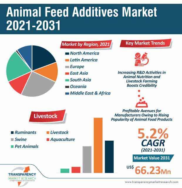 animal feed additives market infographic
