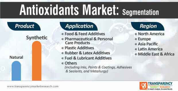 antioxidants market segmentation