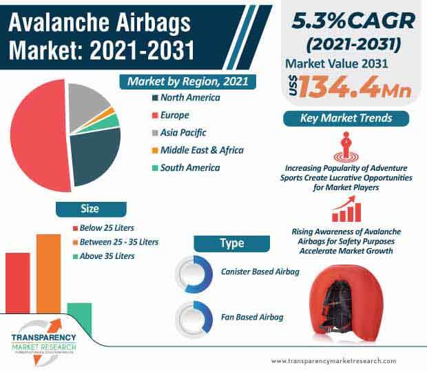 avalanche airbags market infographic