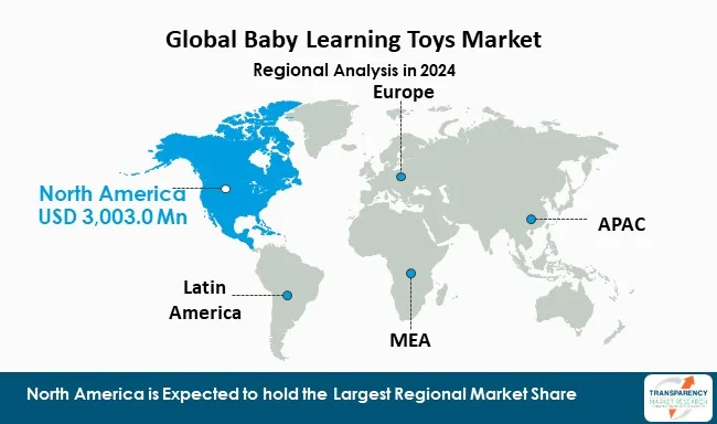 Baby Learning Toys Market By Region Baby Learning Toys Market By Region