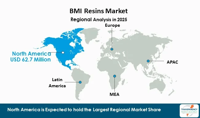 Bmi Resins Market By Region