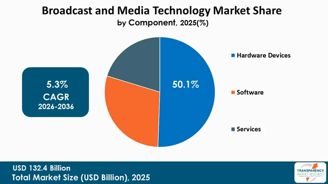 Broadcast And Media Technology Market By Type