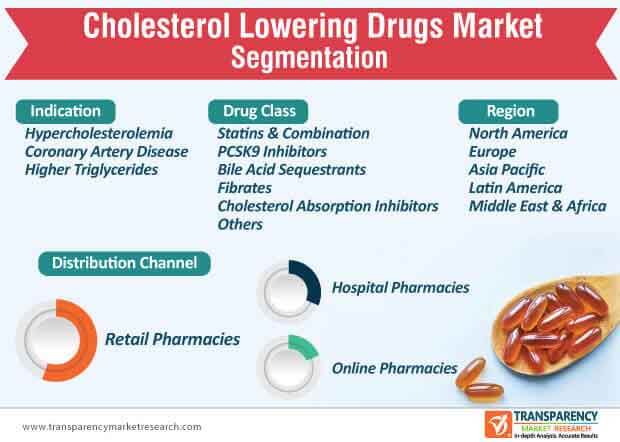 cholesterol lowering drugs market segmentation