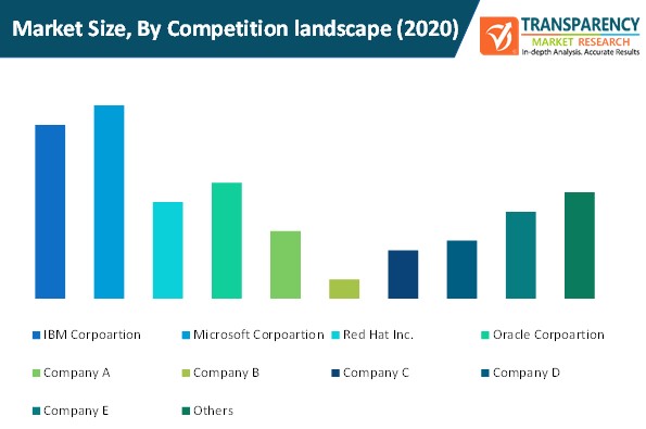 cloud application market size by competition landscape