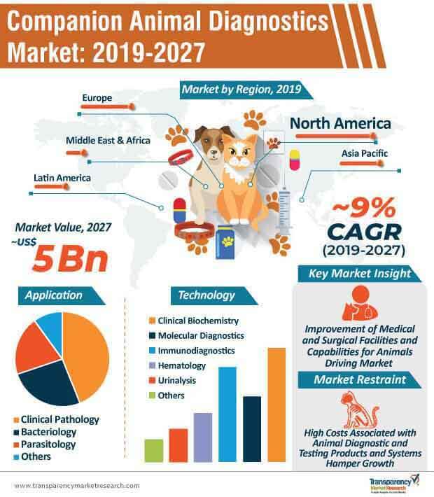 companion animal diagnostics market infographic