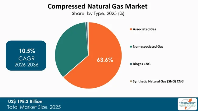 Compressed Natural Gas Market By Type