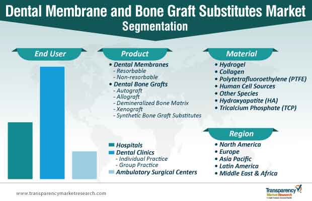 Dental Membrane And Bone Graft Substitutes Market Segmentation dental membrane and bone graft substitutes market segmentation