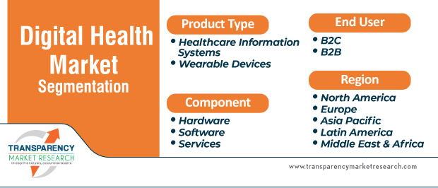 digital health market segmentation