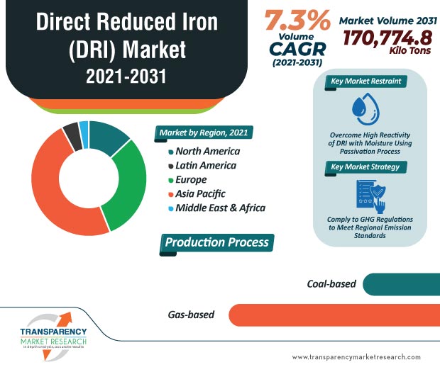direct reduced iron dri market infographic