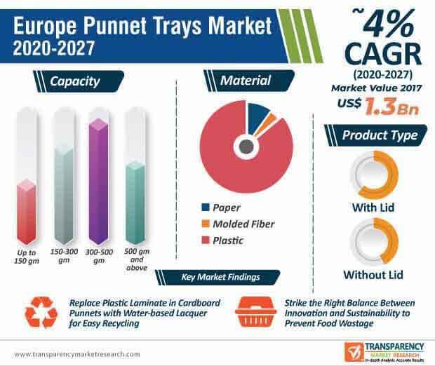 europe punnet trays market infographic