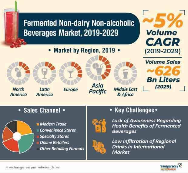 Fermented Non Dairy Non Alcoholic Beverages Market Infographic fermented non dairy non alcoholic beverages market infographic