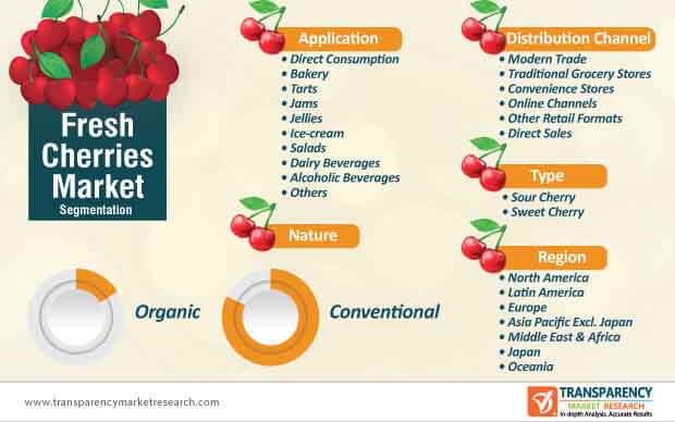 fresh cherries market segmentation