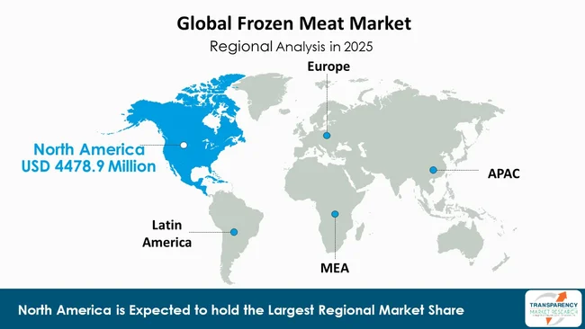 Frozen Meat Market By Region Frozen Meat Market By Region