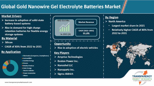 Gold Nanowire Gel Electrolyte Batteries Market