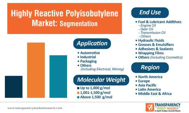 Highly Reactive Polyisobutylene Market Segmentation highly reactive polyisobutylene market segmentation