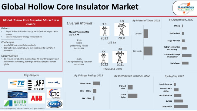 hollow core insulator market