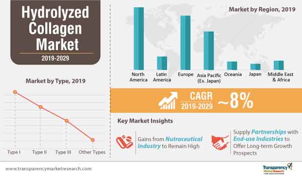 hydrolyzed collagen market infographic