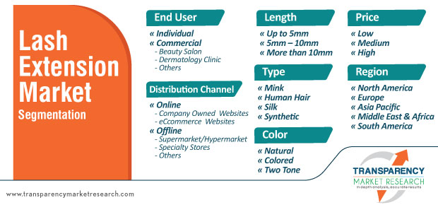 lash extension market segmentation