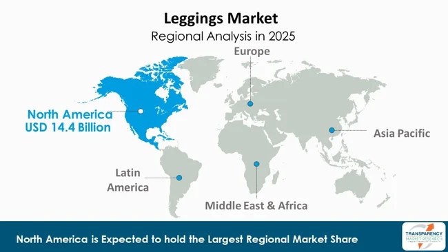Leggings Market By Region