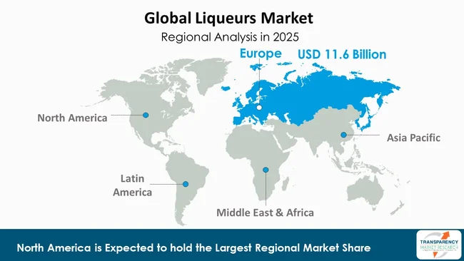 Liqueurs Market By Region Liqueurs Market By Region