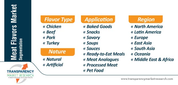 meat flavors market segmentation
