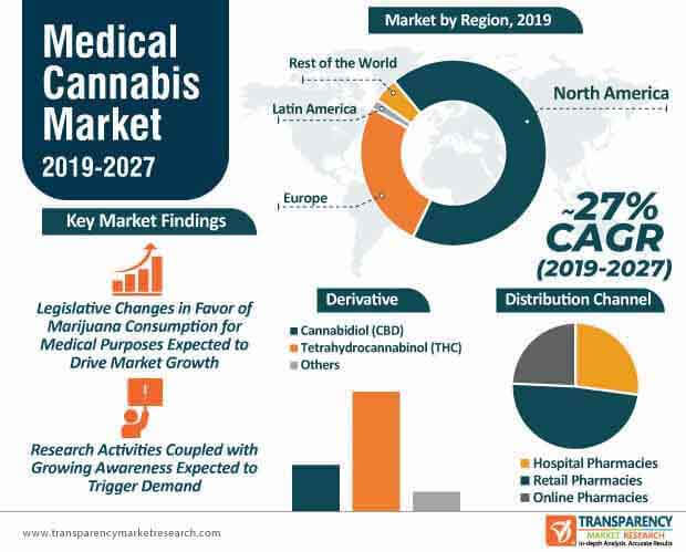 medical cannabis market infographic