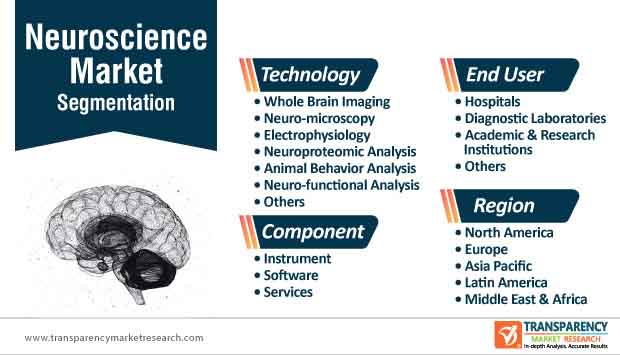 neuroscience market segmentation