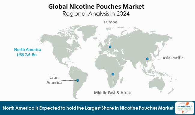 Nicotine Pouches Market Regional Analysis In 2024