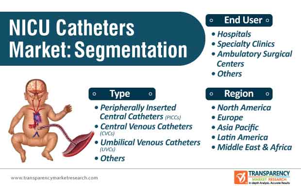 nicu catheters market segmentation
