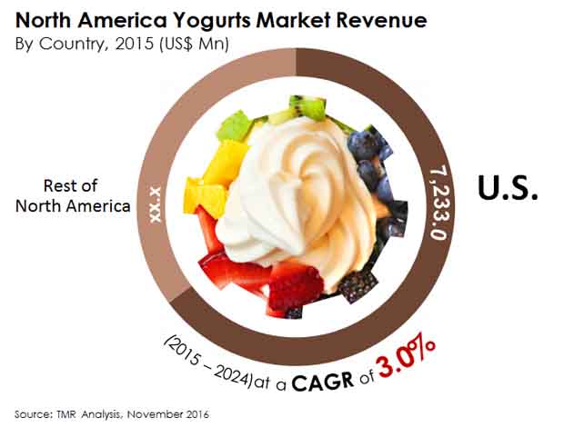 north america yogurts market