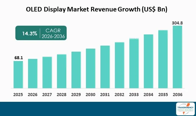 Oled Display Market By Revenue
