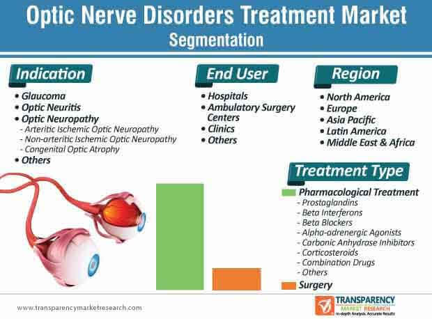 optic nerve disorders treatment market segmentation