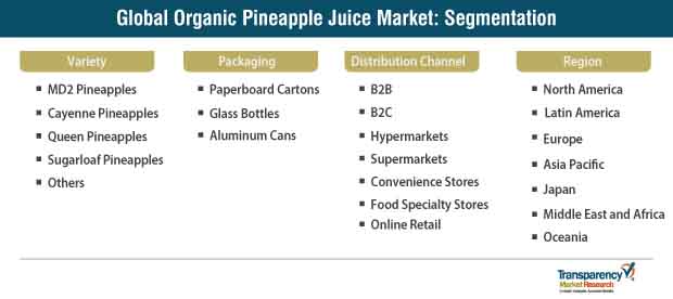 organic pineapple juice market segmentation