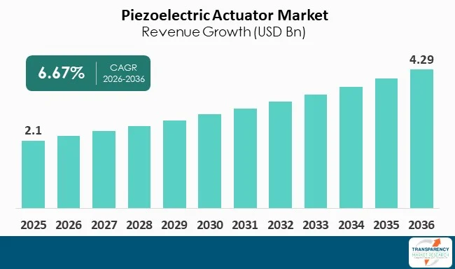 Piezoelectric Actuator Market By Revenue Piezoelectric Actuator Market By Revenue
