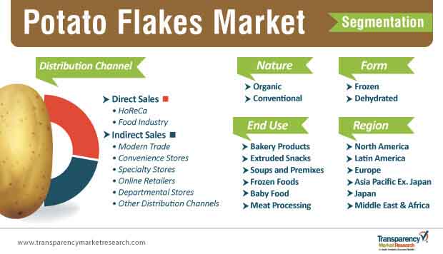 potato flakes market segmentation