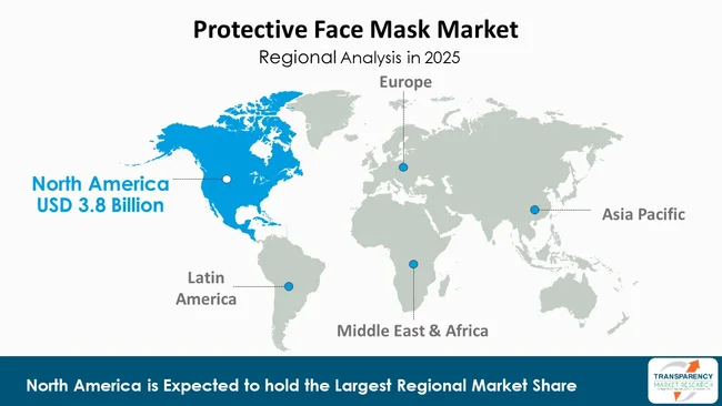 Protective Face Mask Market By Region Protective Face Mask Market By Region