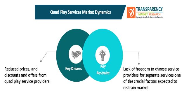 quad play services market