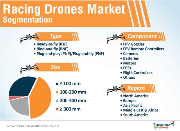 racing drones market segmentation