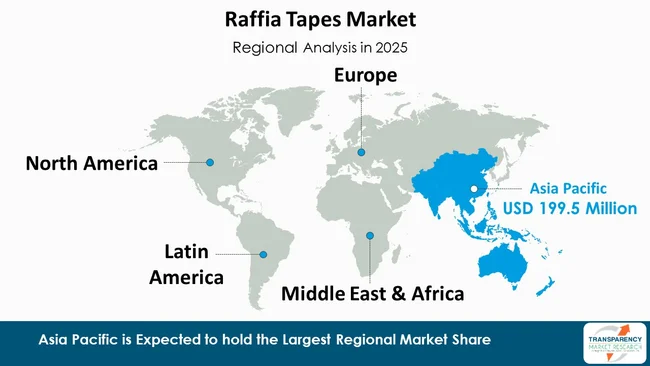 Raffia Tapes Market By Region Raffia Tapes Market By Region