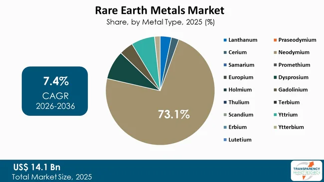 Rare Earth Metals Market By Type