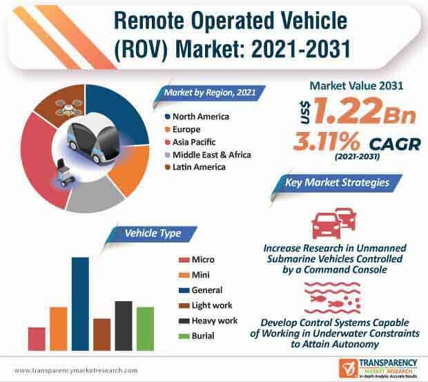 remote operated vehicle (rov) market infographic
