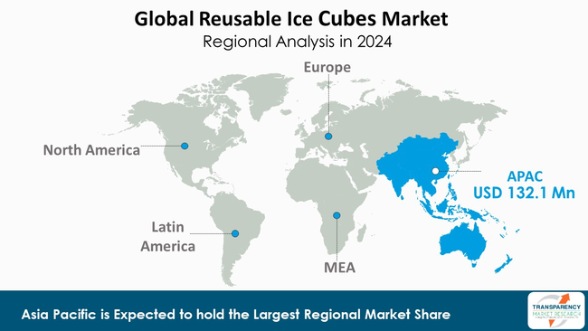 Reusable Ice Cubes Market By Region