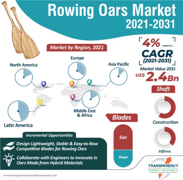 rowing oars market infographic