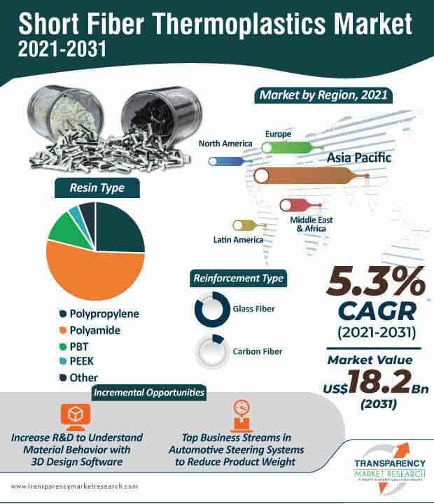 short fiber thermoplastics market infographic