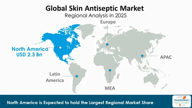 Skin Antiseptic Market By Region