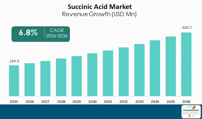 Succinic Acid Market By Revenue